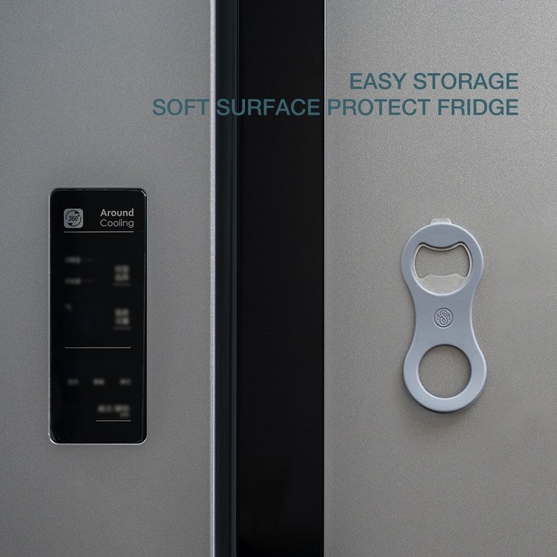 FDA 2 σε 1 μαγνητικό ανοιχτήρα μπουκαλιών μπύρας για ψυγείο και τροχόσπιτο