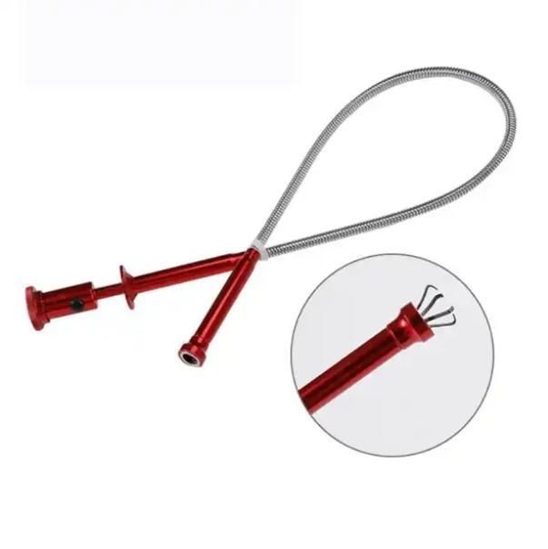 Ατσάλι ευέλικτο 2 πόδια μαγνητικό pick up claw grabber εργαλείο W / LED φως προσαρμοσμένο για πολλαπλές χρήσεις